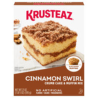 Krusteaz Cinnamon Swirl Crumb Cake & Muffin Mix, 21 Ounce