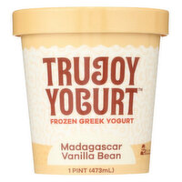 Trujoy Frozen Greek Yogurt Madagascar Vanilla Bean, 16 Ounce