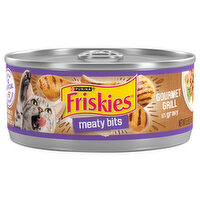 Friskies Gravy Wet Cat Food, Meaty Bits Gourmet Grill, 5.5 Ounce