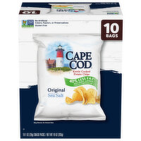 Cape Cod Chips Original Sea Salt 40% Reduced Fat, 10 Each