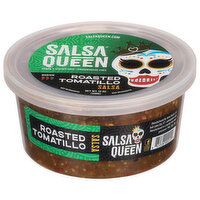 Salsa Queen Roasted Tomatillo Salsa, 12 Ounce