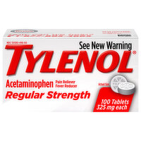 Tylenol Regular Strength Tablets, 325 Mg, 100 Each