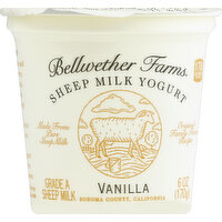 Bellweather Farms Sheep Milk Yogurt Vanilla, 6 Ounce