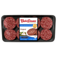 Bob Evans Farms Pork Sausage, Patties, Original, 12 Ounce