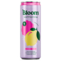 Bloom Sparkling Energy Raspberry Lemon, 12 Ounce