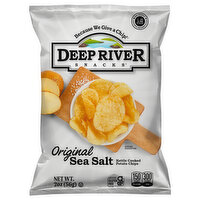 Deep River Snacks Potato Chips, Kettle Cooked, Original Salted, 2 Ounce