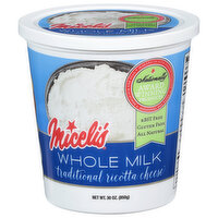 Micelis Ricotta Cheese, Traditional, 30 Ounce