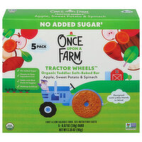 Once Upon a Farm Tractor Wheels Apple, 5 Each