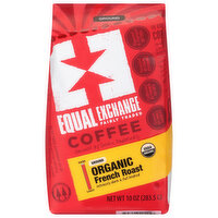 Equal Exchange Organic Found Coffee French Roast, 10 Ounce