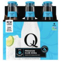 Q Mixers Premium Club Soda, 6 Each