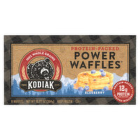Kodiak Blueberry Power Waffles, 8 Each