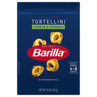 Barilla Pasta Tortellini Cheese & Spinach, 12 Ounce