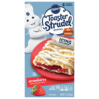 Pillsbury Toaster Strudel Pastries, Strawberry, 11.7 Ounce