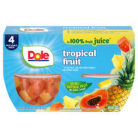 Dole Tropical Fruit in 100% Juice, 4 Each