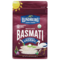 Lundberg Family Farms Rice, Gourmet, Organic, Basmati, California White, 32 Ounce