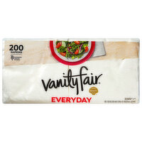 Vanity Fair Everyday Napkins, 200 2-Ply Paper Napkins, 200 Each