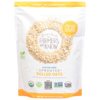 One Degree Organic Sprouted Rolled Oats, 24 Ounce