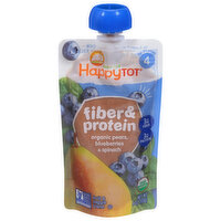 Happy Tot Pears, Blueberries & Spinach, 4 Ounce