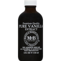Morton & Bassett Spices Pure Vanilla Extract, 4 Ounce