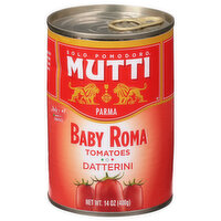 Mutti Baby Roma Tomatoes, 14 Ounce