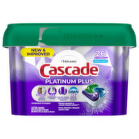 Cascade Platinum Plus Dishwasher Pods, Fresh Scent, 26 Each