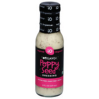 Inspired Organics Dressing Poppy Seed, 8 Ounce