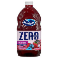 Ocean Spray Zero Sugar Cranberry Mixed Berry Juice, 64 Ounce