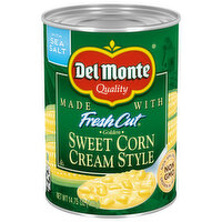 Del Monte Sweet Corn, Cream Style, Golden, 14.75 Ounce