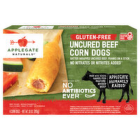 Applegate Gluten-Free Uncured Beef Corn Dogs, 4 Each