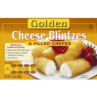 Golden Cheese Blintzes, Filled Crepes, 13 Ounce