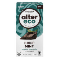 Alter Eco Chocolate Bar Mint Blackout, 2.65 Ounce