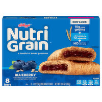 Kellogg's Nutri Grain Bars Apple Blueberry, 8 Each