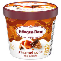 Haagen-Dazs Caramel Cone Ice Cream, 3.6 Fluid ounce