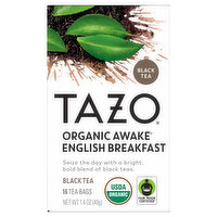 Tazo Organic Wake Tea, 16 Each