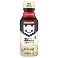 MUSCLE MILK Protein Shake Non-Dairy Vanilla Creme, 14 Ounce