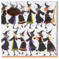 Caspari Witches Conga Line Cocktail Napkin, 1 Each