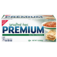 Nabisco Premium Unsalted Tops Saltine Crackers, 1 Pound