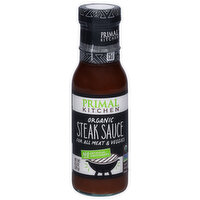 Primal Kitchen Steak Sauce, Organic and Sugar Free, 8.5 Ounce