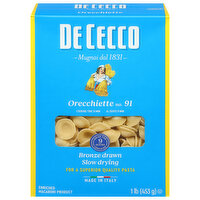 De Cecco Orecchiette Pasta, 16 Ounce