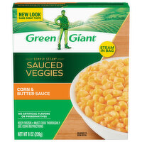 Green Giant Frozen Corn With Butter Sauce, 8 Ounce