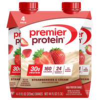 Premier Protein Shake Strawberries and Cream, 4 Each