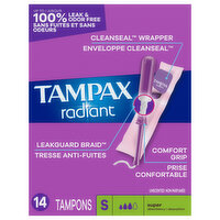 Tampax Radiant Super, 14 Each