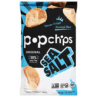 popchips Popped Chip Snack, Potato, Sea Salt, 5 Ounce
