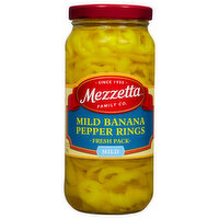 Mezzetta Banana Pepper Rings, Fresh Pack, Mild, 16 Ounce