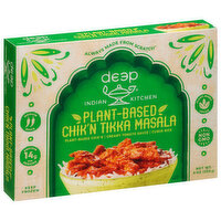 Deep Indian Kitchen Plant-Based Chik'n Tikka Masala, 9 Ounce