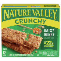 Nature Valley Crunchy Granola Bar, Oats 'N Honey, 6 Each