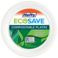 Hefty Ecosave Plate, 16 Each