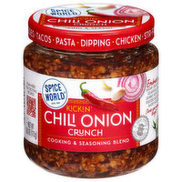 Spice World Chili Onion Crunch, 6 Ounce