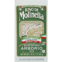 Riso Di Molinella Rice, Arborio, Superfino, 16 Ounce