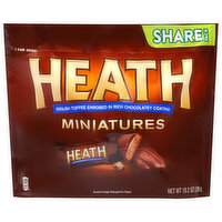 HEATH English Toffee Bar, Milk Chocolate, Miniatures, Share Pack, 10.2 Ounce
